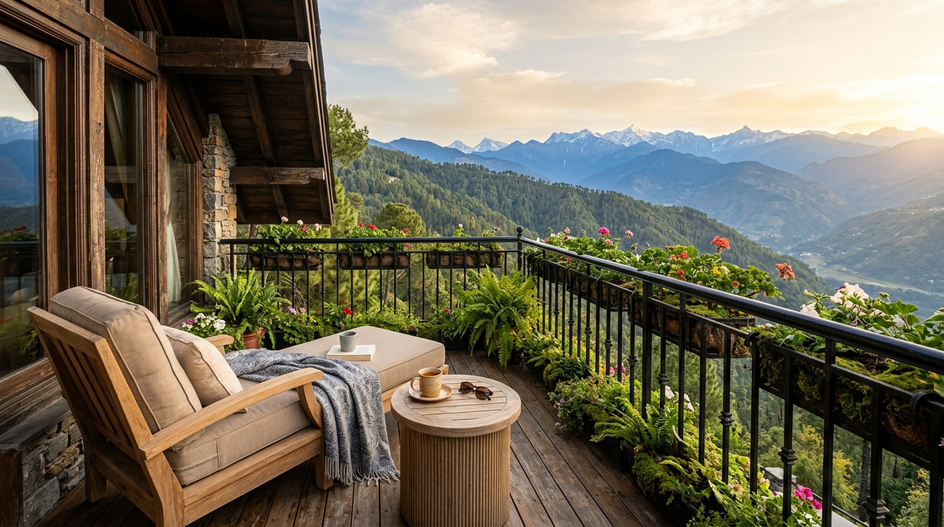 Upper Cantilevered Sky Balcony
