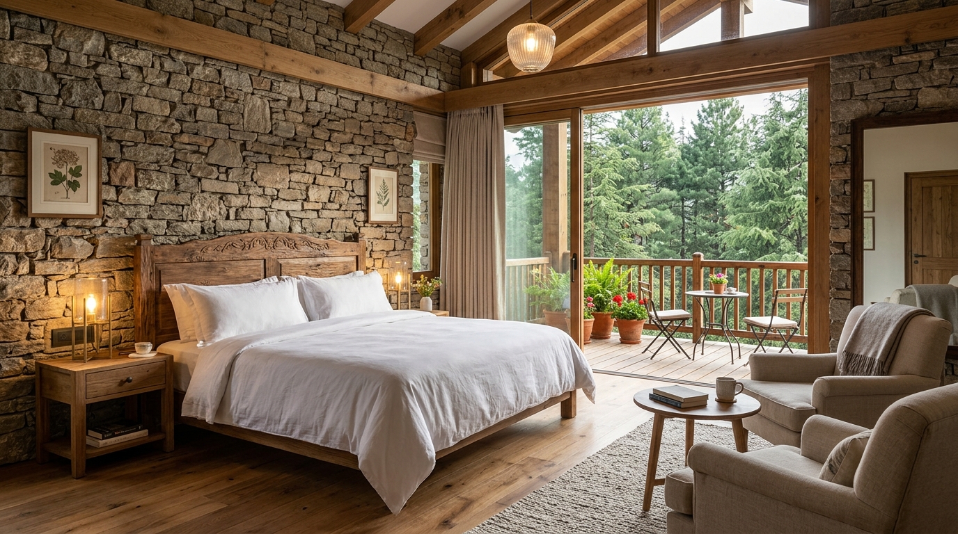 Ground Floor Bedroom Suite & Rear Deck