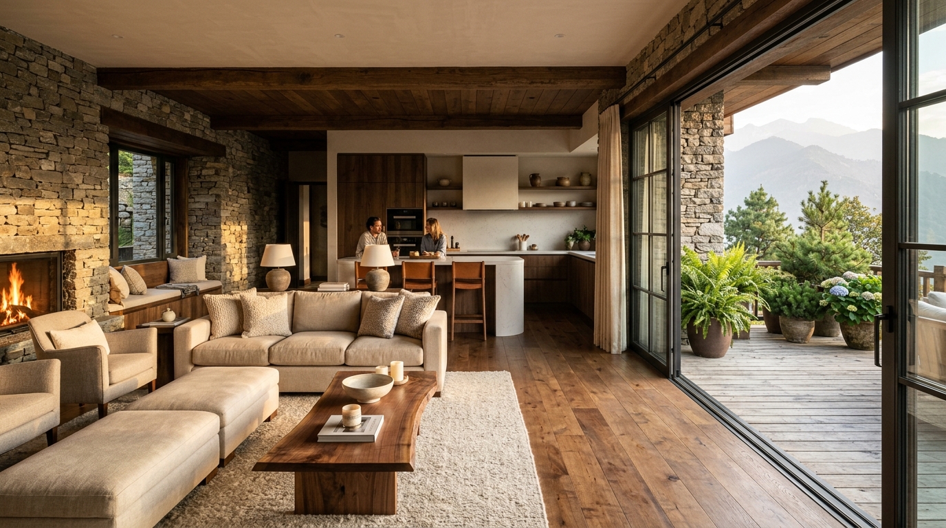 Ground Floor Living Lounge & Deck